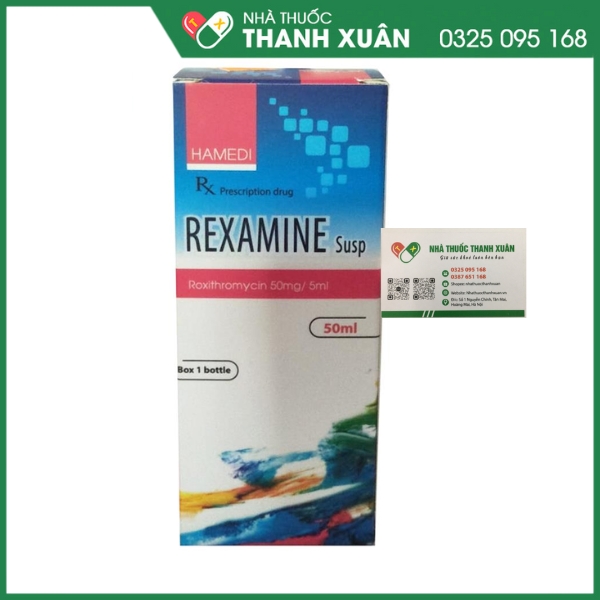 Rexamine Susp - Điều trị các bệnh nhiễm khuẩn